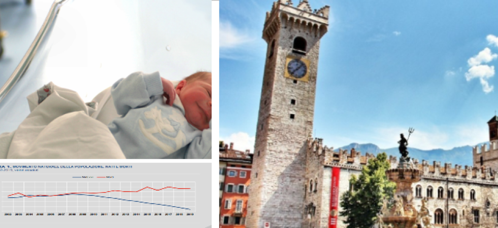 A Trento aumentano i cittadini (e l'età media)